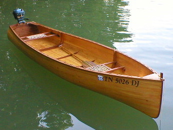 Wood fishing boat -for lakes